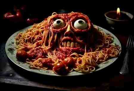 halloween spaghetti