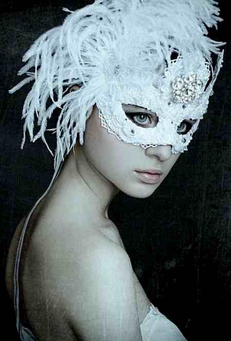 maschera bianca