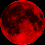 red moon eclipse