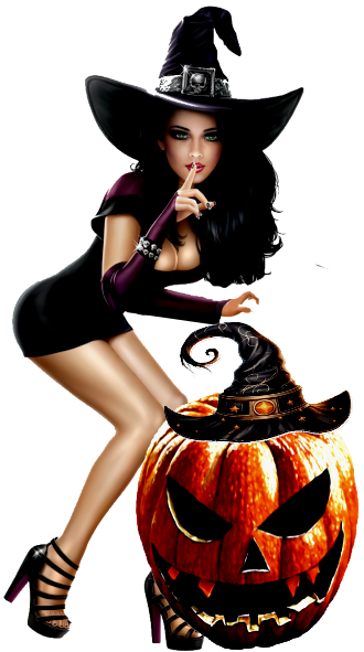 witch halloween pumpkin