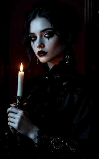 strega con candela