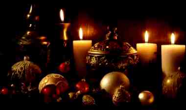 candles yule